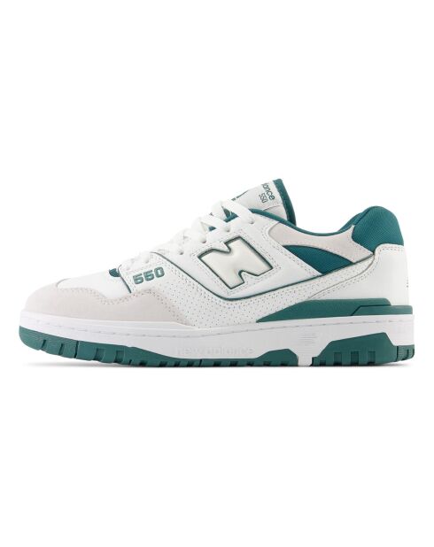 Baskets 550 blanc/vert