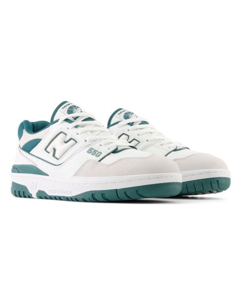 Baskets 550 blanc/vert