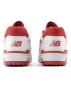 Baskets 550 blanc/rouge