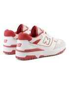Baskets 550 blanc/rouge