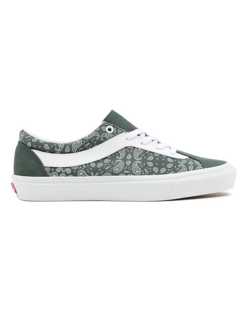 Dunkelgrüne Bold Bandana Sneakers