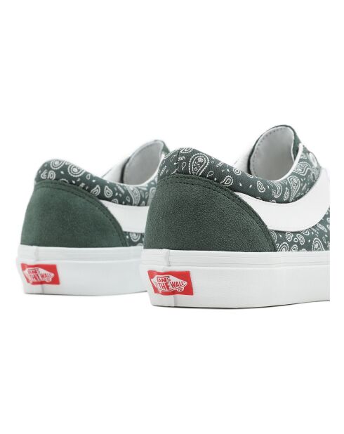 Dunkelgrüne Bold Bandana Sneakers