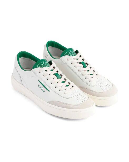 Baskets Lido blanc/vert