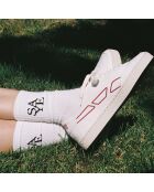 Baskets '65 Vegan blanc/bordeaux