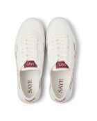 Baskets '65 Vegan blanc/bordeaux