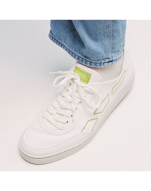 Baskets '65 Vegan blanc/vert pâle