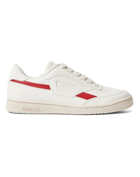 Baskets '89 Vegan blanc/rouge