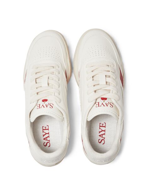 Baskets '89 Vegan blanc/rouge