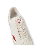 Baskets '89 Vegan blanc/rouge