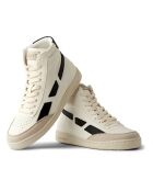 Baskets '89 Montantes Vegan blanc/noir
