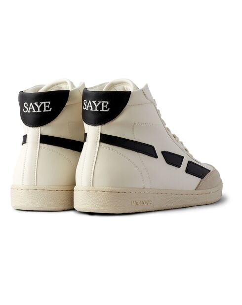 Baskets '89 Montantes Vegan blanc/noir