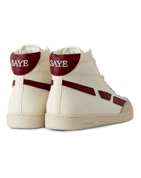 Baskets '89 Montantes Vegan blanc/bordeaux