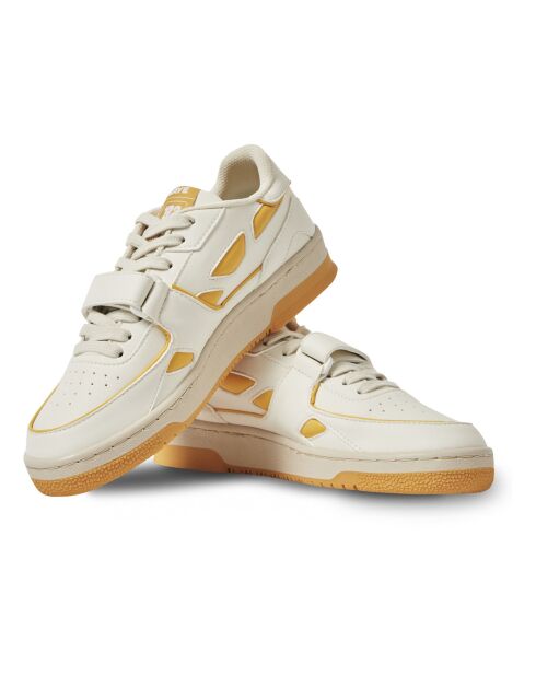 Baskets '92 Vegan blanc/jaune
