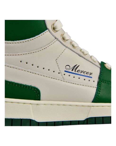 The Brooklyn High Sneakers in Weiß/Grün