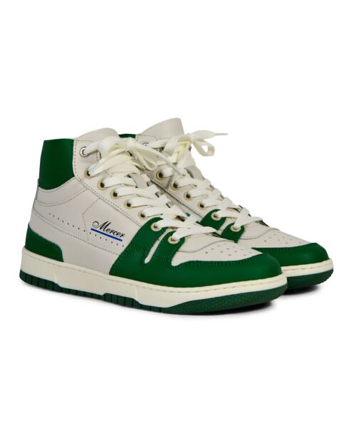 The Brooklyn High Sneakers in Weiß/Grün