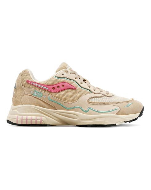 Cremefarbene Turnschuhe 3D Grid Hurricane
