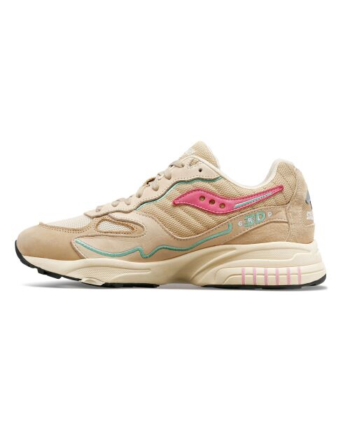 Cremefarbene Turnschuhe 3D Grid Hurricane