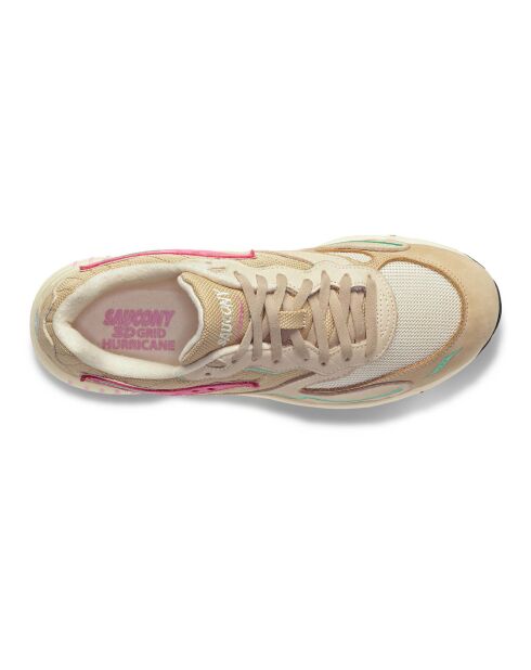 Cremefarbene Turnschuhe 3D Grid Hurricane