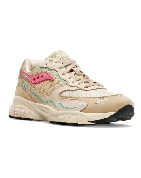 Cremefarbene Turnschuhe 3D Grid Hurricane
