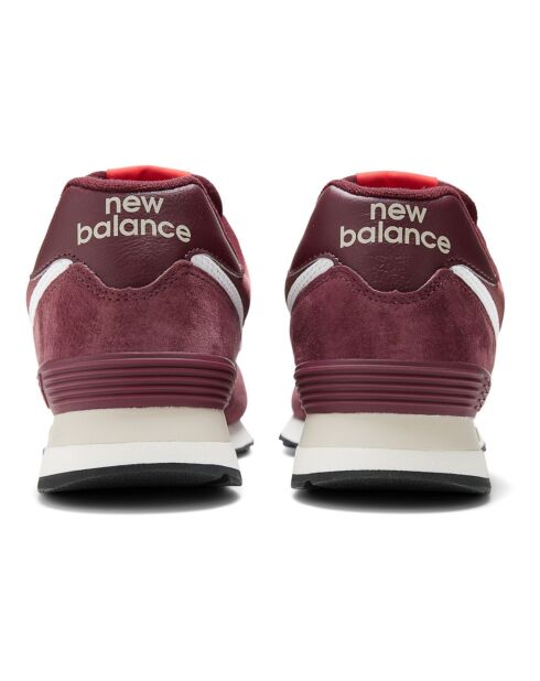 Baskets 574 bordeaux