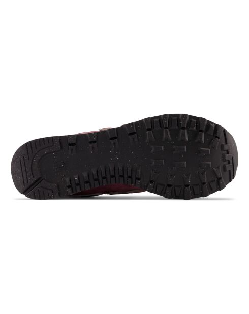 Baskets 574 bordeaux