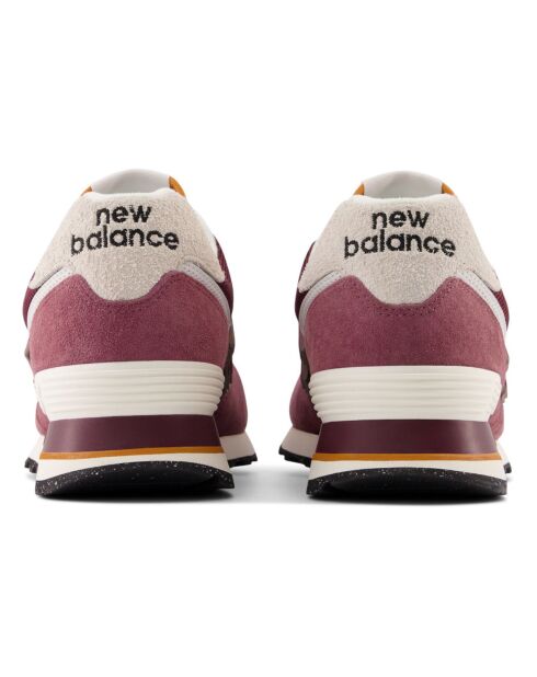 Baskets 574 bordeaux