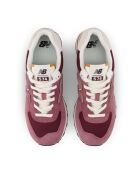 Baskets 574 bordeaux