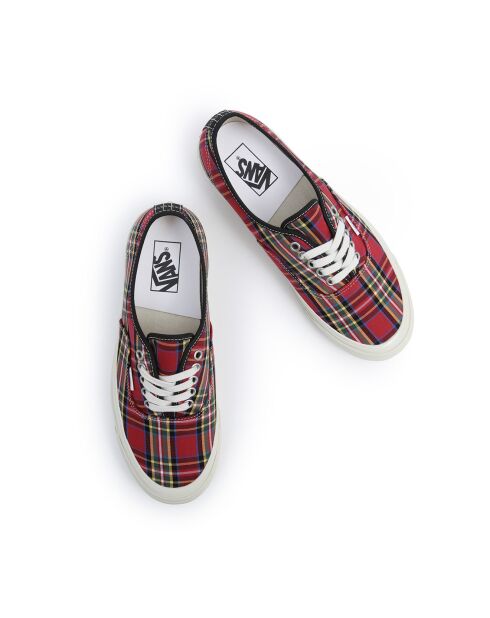 Authentic 44 DX Karierte rote Sneakers