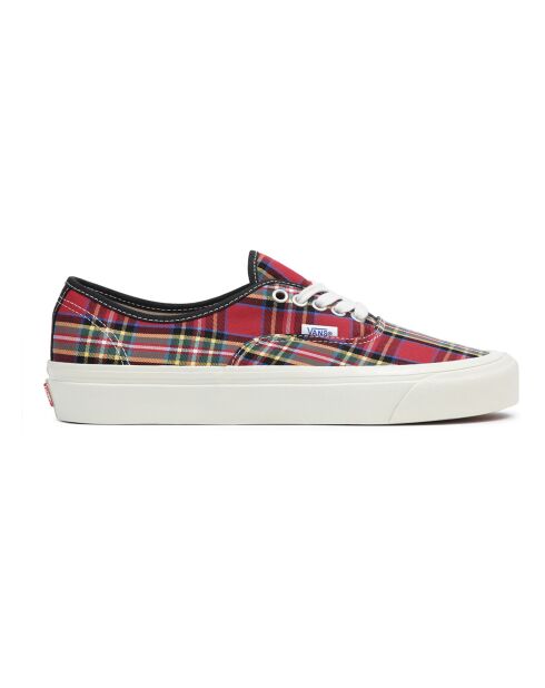 Authentic 44 DX Karierte rote Sneakers