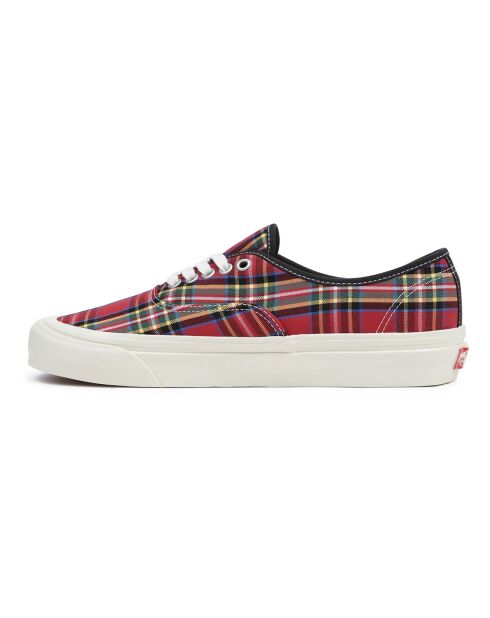 Authentic 44 DX Karierte rote Sneakers