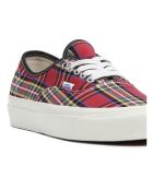 Baskets Authentic 44 DX Plaid rouges