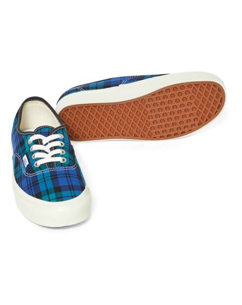 Baskets Authentic 44 DX Plaid bleu vert