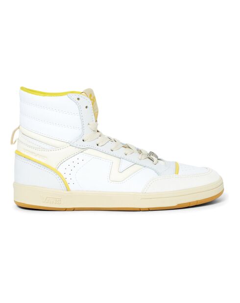 UA Lowland Hi CC JMP wit/lichtgele sneakers