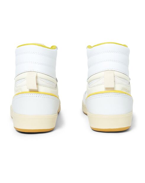 UA Lowland Hi CC JMP wit/lichtgele sneakers