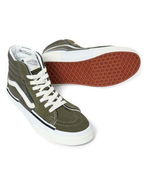 Baskets SK8-Hi Reconstruct vert kaki