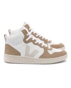Baskets en Cuir V-15 sable