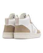 Baskets en Cuir V-15 sable