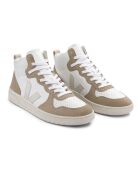 Baskets en Cuir V-15 sable