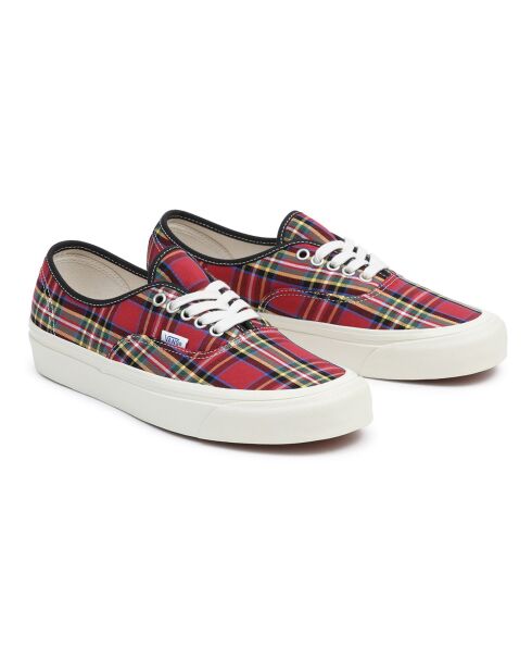 Authentic 44 DX Karierte rote Sneakers