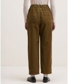 Pantalon en Velours milleraie Pasop military
