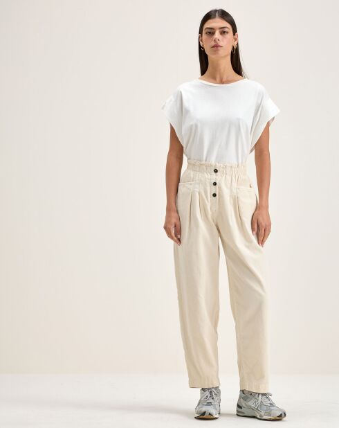 Pantalon fuselé Lilo crème