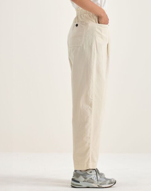 Pantalon fuselé Lilo crème