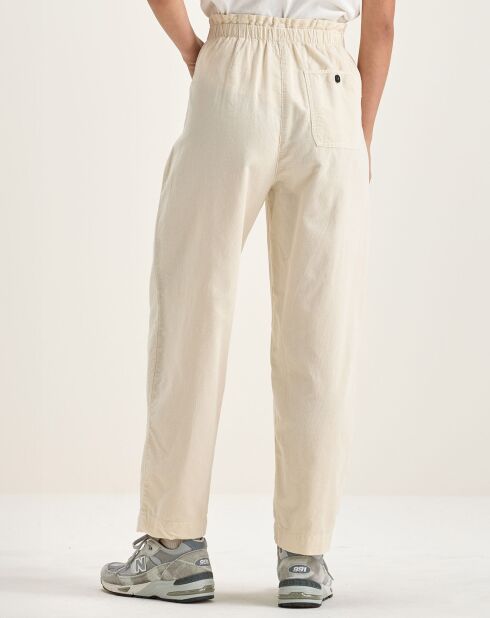 Pantalon fuselé Lilo crème
