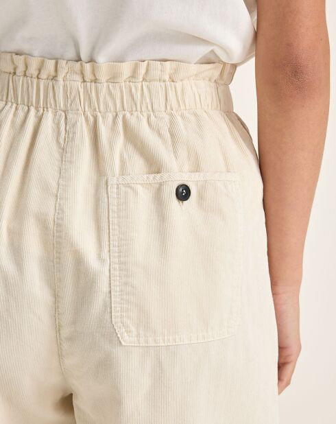 Pantalon fuselé Lilo crème