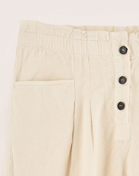 Pantalon fuselé Lilo crème