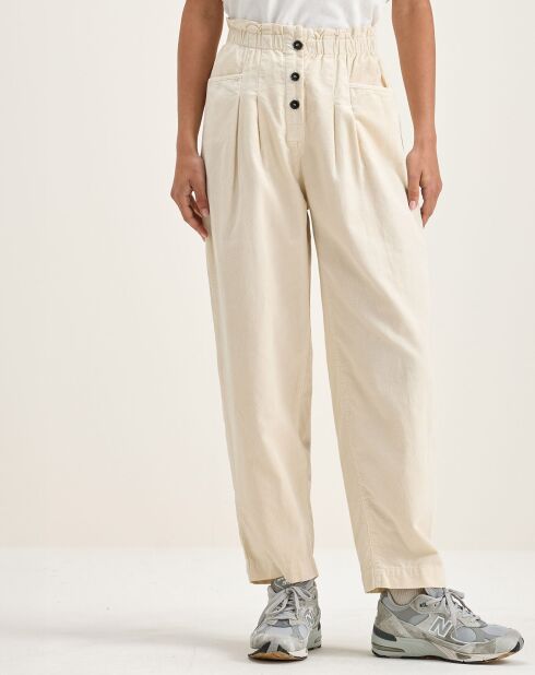 Pantalon fuselé Lilo crème