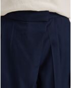 Pantalon de tailleur 100% Laine Tom naval