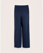 Pantalon de tailleur 100% Laine Tom naval