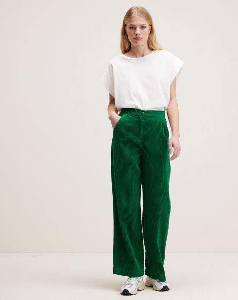 Pantalon en Velours côtelé Gabor chlorophile