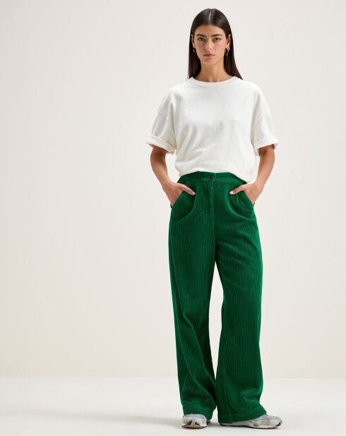 Pantalon en Velours côtelé Gabor chlorophile